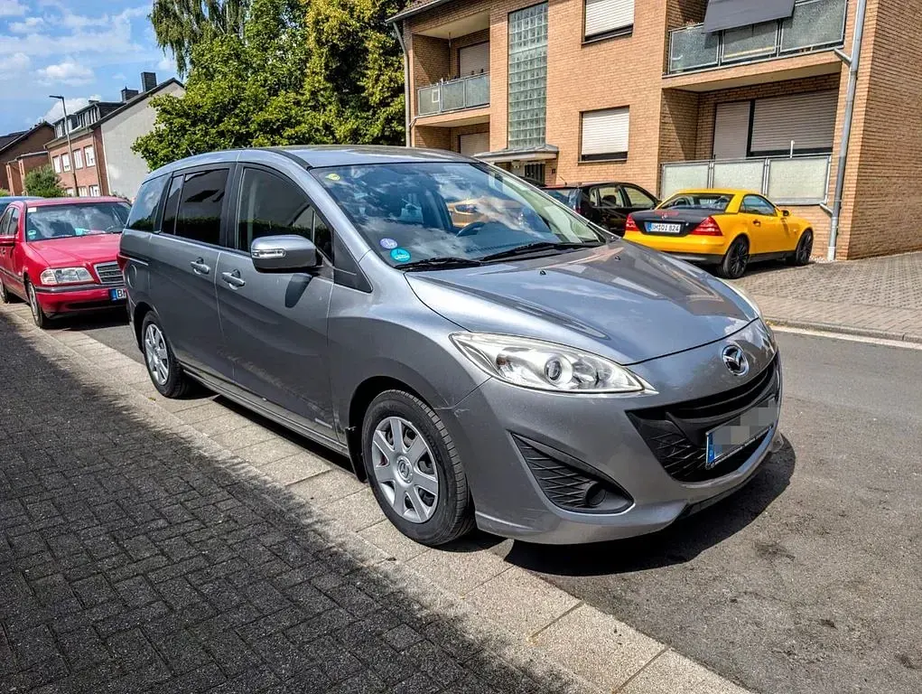 Gebraucht Mazda 5 Prime-Line 116 PS (85 kW) 2013 Silber Van / Kleinbus