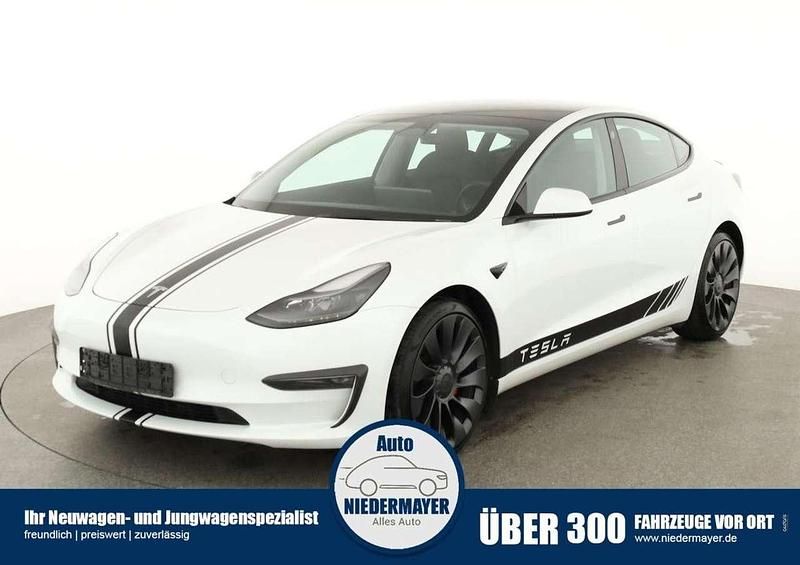 Gebraucht Tesla Model 3 Performance 461 kW (627 PS) 2021 Pearl white multicoat Limousine