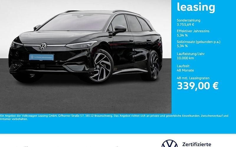 Grenadillschwarz metallic Gebraucht 2024 VW ID.7 Pro Limousine | 43.411 € (Guter Preis) - Bild 1/2