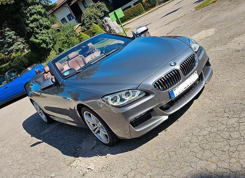 Grau Gebraucht 2014 BMW 640 Cabriolet M Sport Cabrio | 22.500 € (Fairer Preis) - Bild 1/4