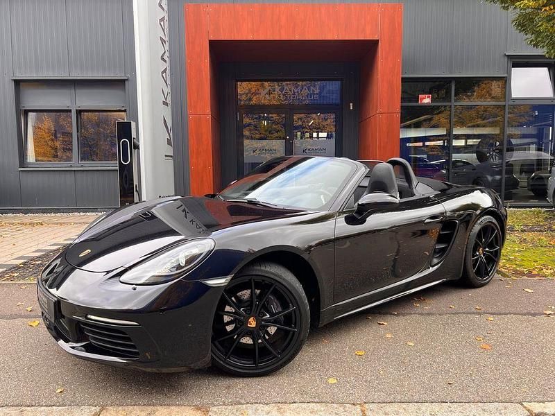 Tiefschwarz Gebraucht 2018 Porsche 718 Boxster Cabrio | 57.500 € (Etwas zu teuer) - Bild 1/4