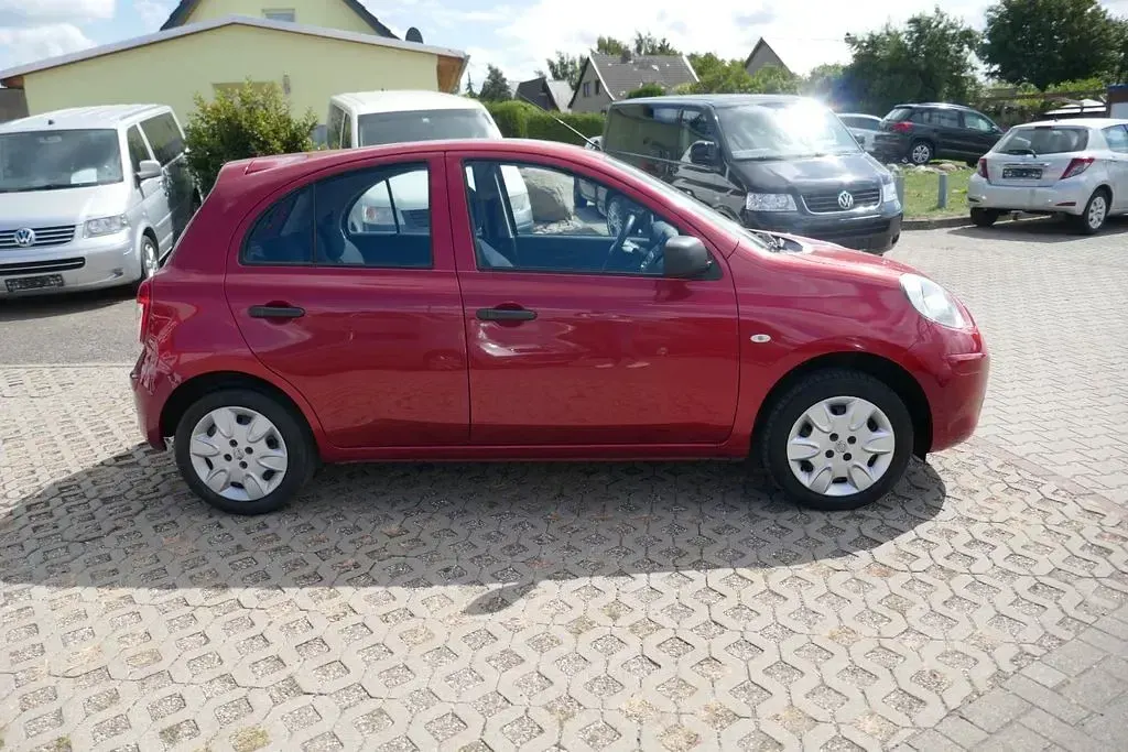 Gebraucht Nissan Micra 80 PS (58 kW) 2011 Rot Kleinwagen