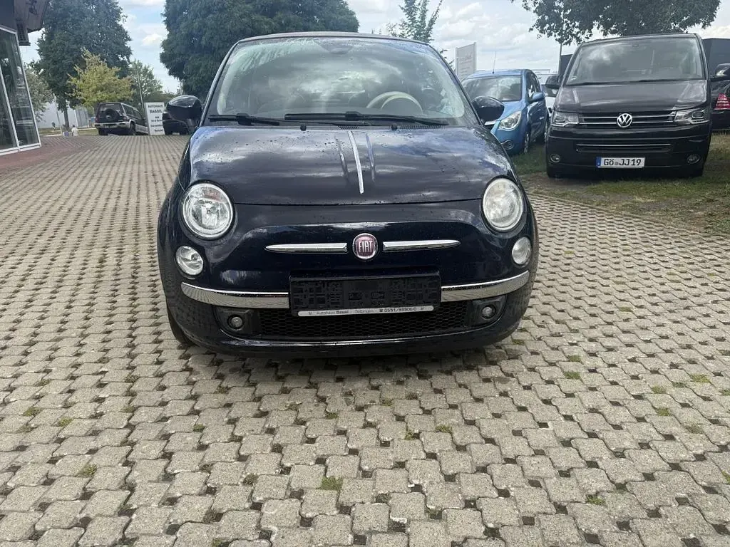 Gebraucht Fiat 500 Lounge 69 PS (50 kW) 2010 Blau Kleinwagen