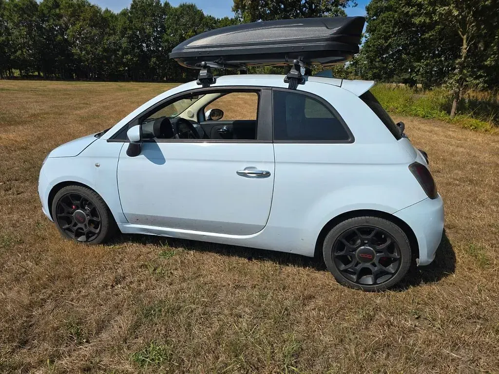 Gebraucht Fiat 500 Lounge 101 PS (74 kW) 2009 Blau Cabrio