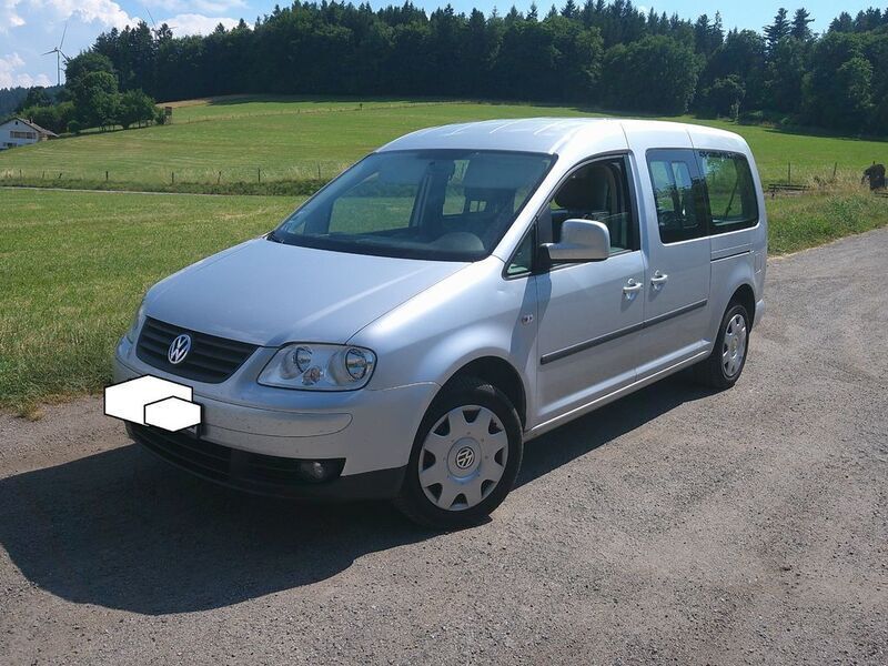 Silber Gebraucht 2009 VW Caddy Maxi Van / Kleinbus | 6.700 € (Superpreis) - Bild 1/4