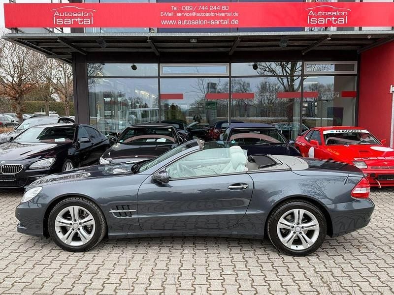 Gebraucht Mercedes SL350 316 PS (232 kW) 2008 Grau (tenoritgrau) Cabrio