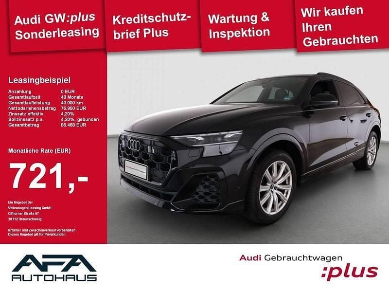 Schwarz Gebraucht 2024 Audi Q8 S-Line SUV | 75.948 € (Superpreis) - Bild 1/4