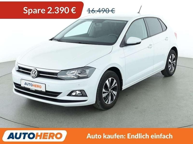 Pure white Gebraucht 2021 VW Polo Comfortline Kleinwagen | 14.100 € (Guter Preis) - Bild 1/3