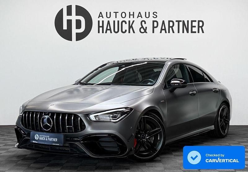 Grau Gebraucht 2021 Mercedes CLA45 AMG AMG Limousine | 45.990 € (Fairer Preis) - Bild 1/4