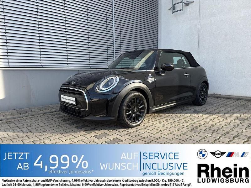 Schwarz Gebraucht 2021 Mini One Cabriolet Cabrio | 25.490 € (Teuer) - Bild 1/4
