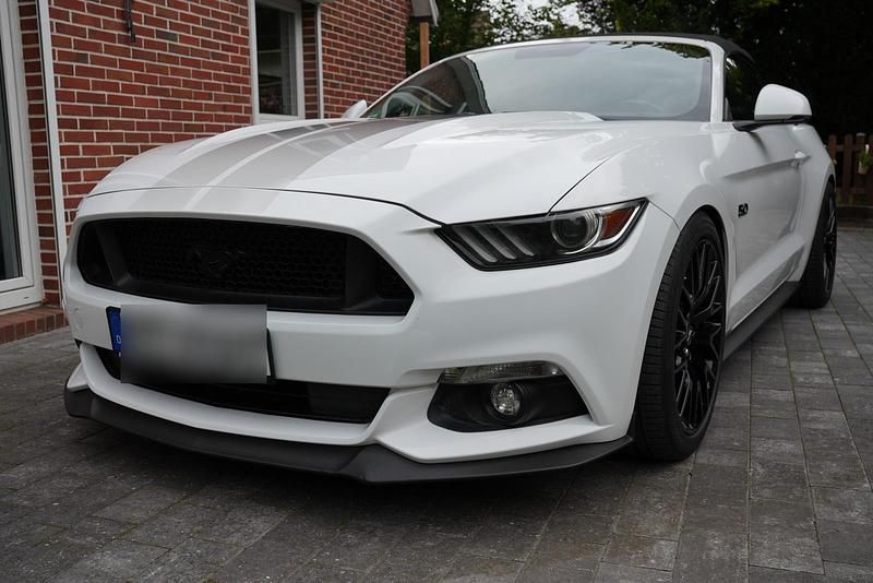 Weiß Gebraucht 2017 Ford Mustang GT Convertible Cabrio | 27.500 € (Superpreis) - Bild 1/4