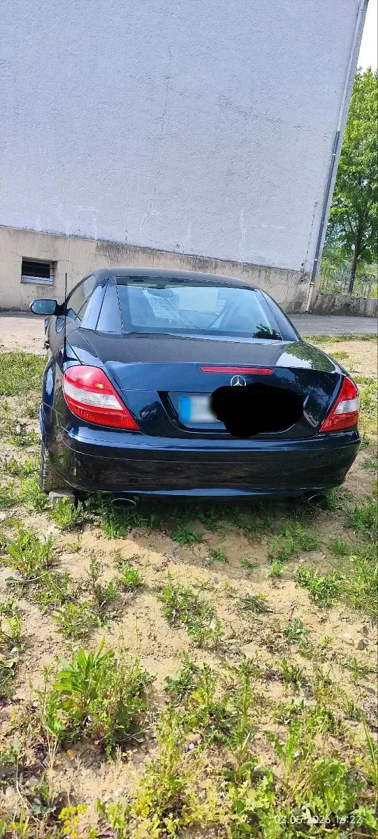 Brugt Mercedes SLK200 2004 Blå Cabriolet