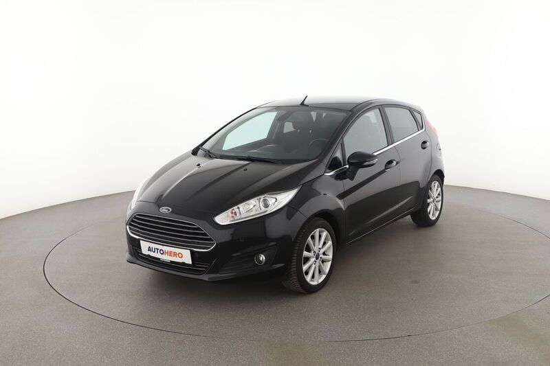 Schwarz Gebraucht 2015 Ford Fiesta Titanium Kleinwagen | 11.570 € (Etwas zu teuer) - Bild 1/4