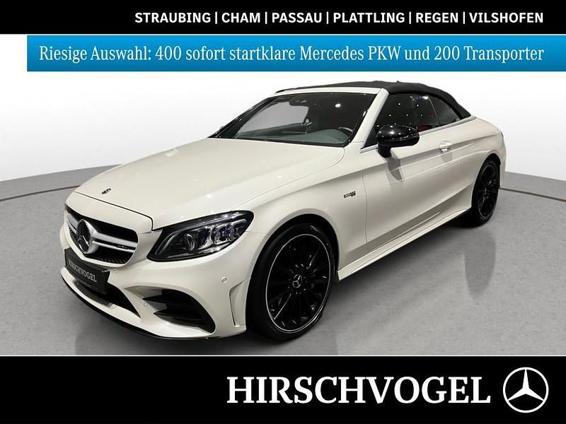 Manufaktur diamantweiß bright (metallic) Gebraucht 2019 Mercedes C43 AMG AMG Cabrio | 39.830 € (Fairer Preis) - Bild 1/4