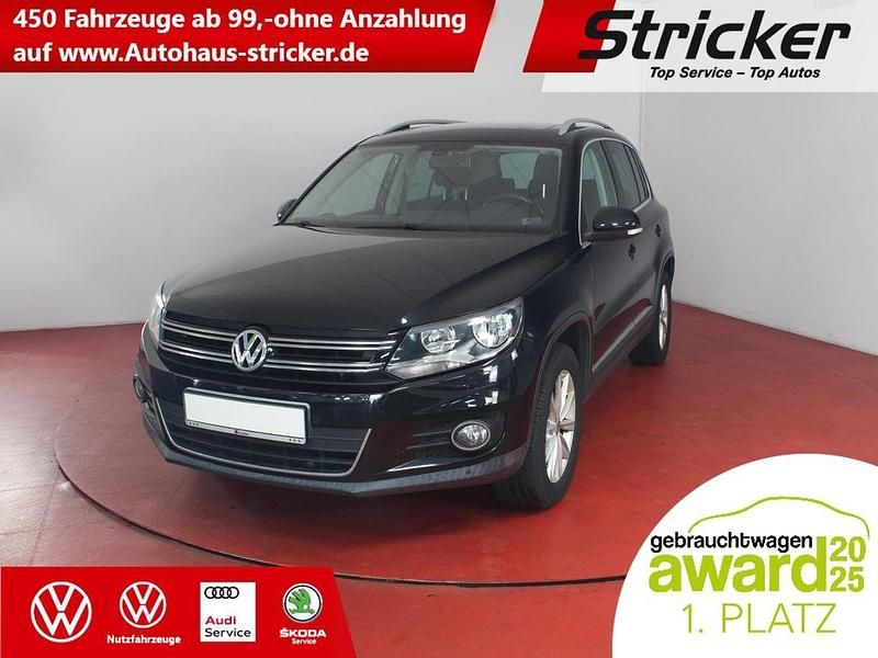 Schwarz Gebraucht 2012 VW Tiguan Sportline SUV | 9.489 € (Guter Preis) - Bild 1/4