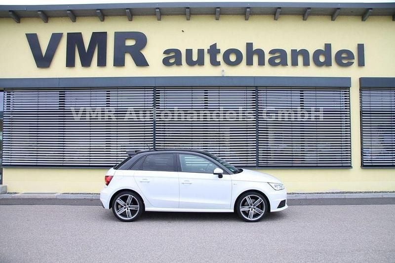 Weiß Gebraucht 2018 Audi A1 Sportback S-Line Kleinwagen | 11.950 € - Bild 1/4