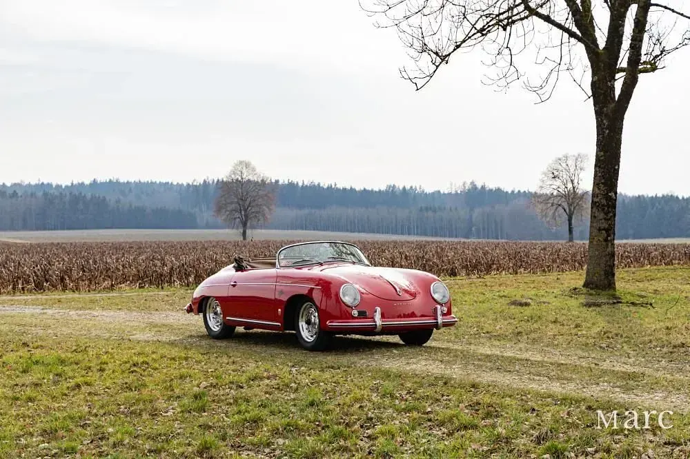 Gebraucht Porsche 356 56 PS (41 kW) 1955 Rot (rot) Cabrio