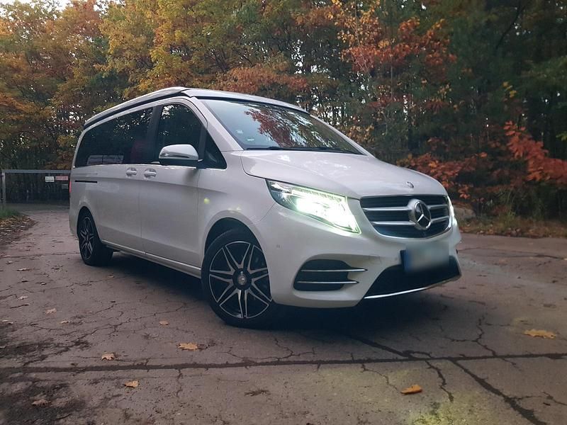 Weiß Gebraucht 2017 Mercedes V250 Marco Polo Van / Kleinbus | 39.000 € (Teuer) - Bild 1/4