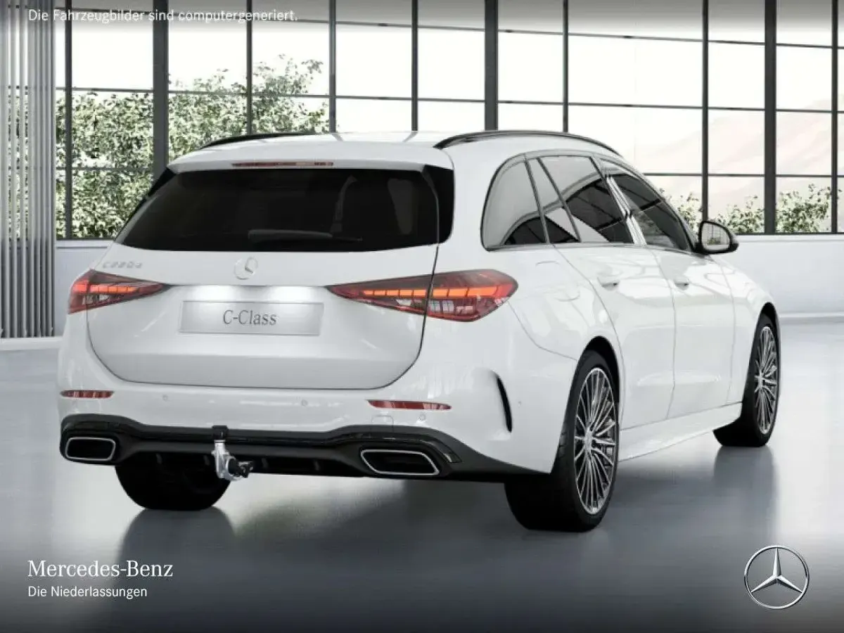Gebraucht Mercedes C220 AMG 200 PS (147 kW) 2026 Polarweiß Kombi