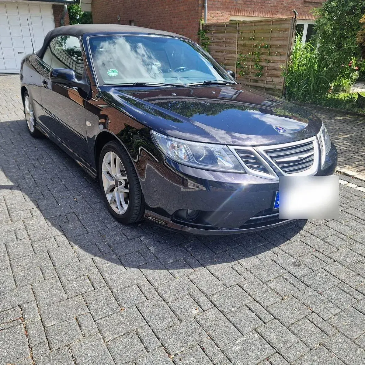 Gebraucht Saab 9-3 Cabriolet 179 PS (131 kW) 2009 Schwarz Cabrio