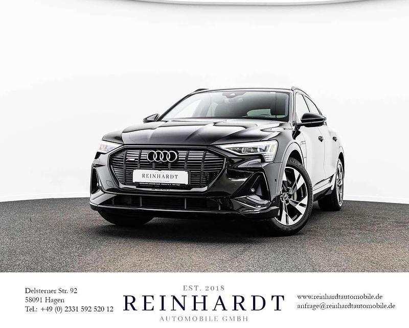 Mythosschwarz metallic Gebraucht 2022 Audi e-tron Sportback S-Line SUV | 41.625 € (Guter Preis) - Bild 1/3