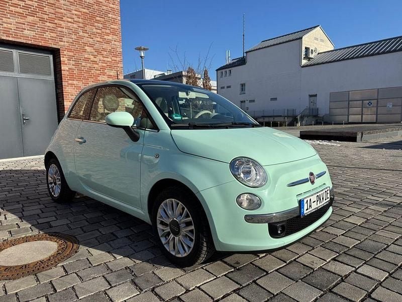 Grün Gebraucht 2014 Fiat 500 Lounge Kleinwagen | 6.780 € (Guter Preis) - Bild 1/4