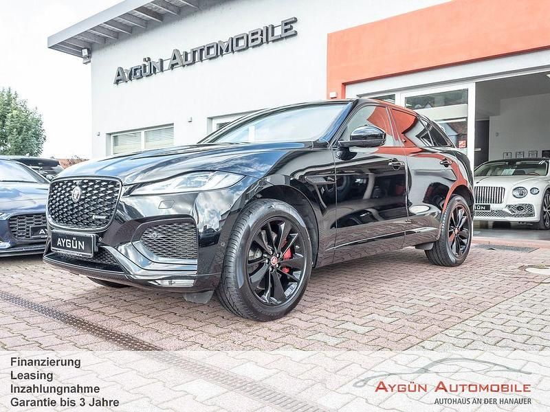 Schwarz Gebraucht 2021 Jaguar F-Pace R-Dynamic SUV | 48.995 € - Bild 1/4