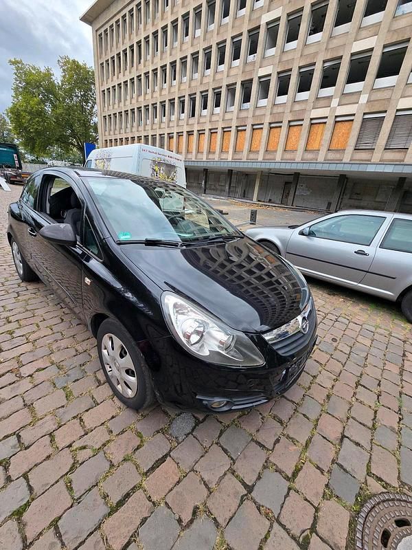 Schwarz Gebraucht 2007 Opel Corsa Kleinwagen | 600 € (Superpreis) - Bild 1/4