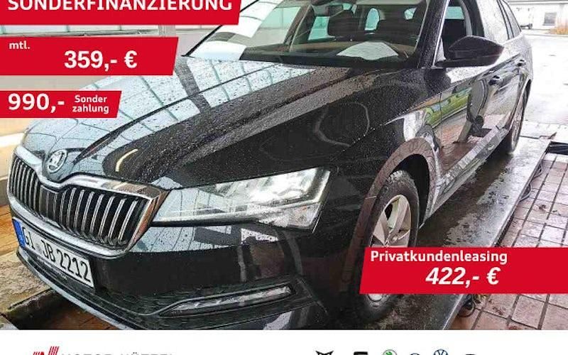 Gebraucht Skoda Superb Ambition 150 PS (110 kW) 2023 Schwarz Kombi