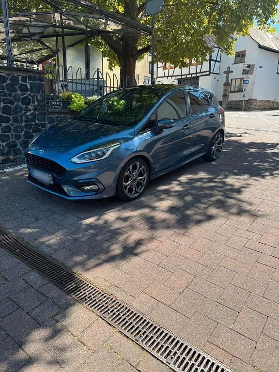 Blau Gebraucht 2019 Ford Fiesta ST-Line Kleinwagen | 10.900 € (Guter Preis) - Bild 1/4