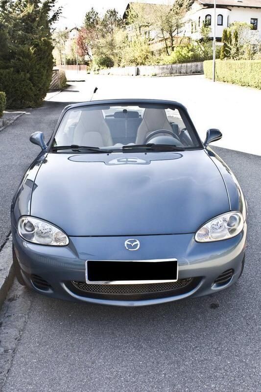 Gebraucht Mazda MX5 Impuls 110 PS (80 kW) 2004 Blau metallic Cabrio
