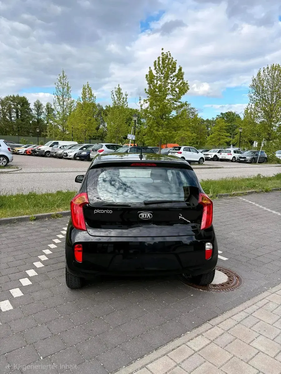 Gebraucht Kia Picanto 69 PS (50 kW) 2014 Schwarz Kleinwagen