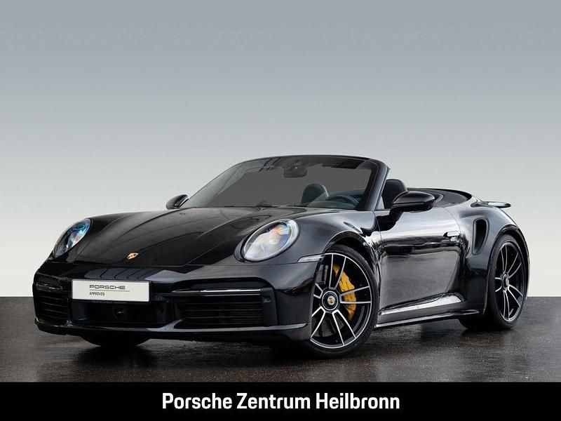 Schwarz Gebraucht 2021 Porsche 911 Turbo S Cabriolet Cabrio | 234.900 € - Bild 1/4