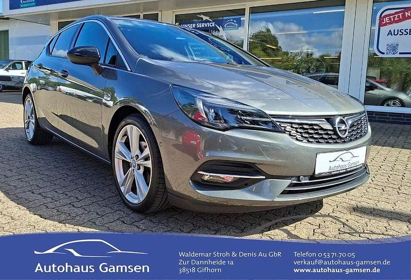 Grau Gebraucht 2021 Opel Astra Elegance Limousine | 14.790 € (Guter Preis) - Bild 1/4