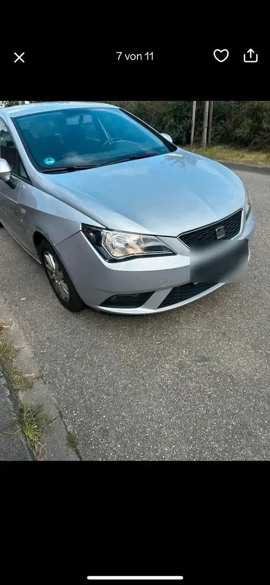 Gebraucht Seat Ibiza 105 PS (77 kW) 2012 Grau Kleinwagen