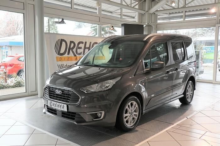Magneticgrau (metallic) Gebraucht 2019 Ford Tourneo Connect Titanium Van / Kleinbus | 16.590 € (Fairer Preis) - Bild 1/4