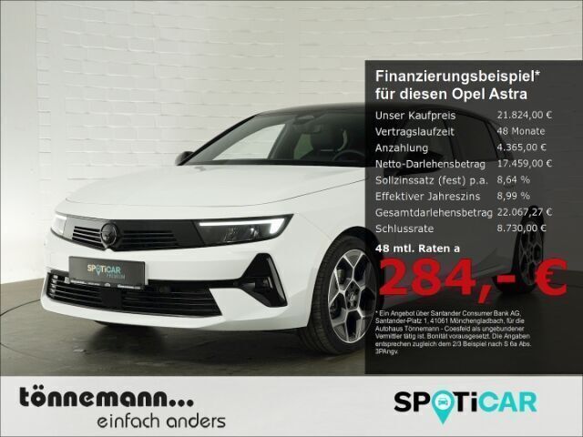 Weiss Gebraucht 2024 Opel Astra Limousine | 22.824 € (Fairer Preis) - Bild 1/4