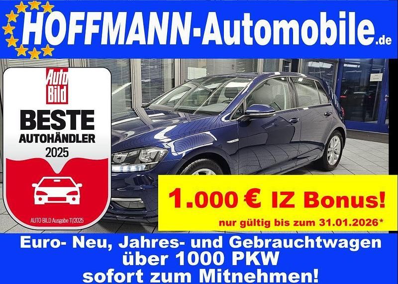 Blaumet. (metallic) Gebraucht 2019 VW Golf Comfortline Limousine | 13.900 € (Guter Preis) - Bild 1/4