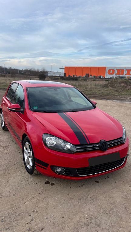 Gebraucht VW Golf VI Comfortline 160 PS (117 kW) 2010 Rot Kleinwagen