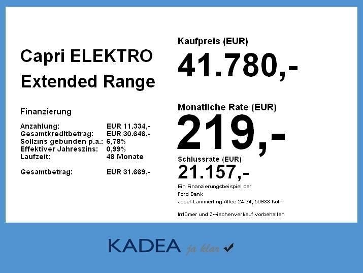 Neu Ford Capri Extended Range 210 kW (286 PS) 2025 Magnetic grau SUV