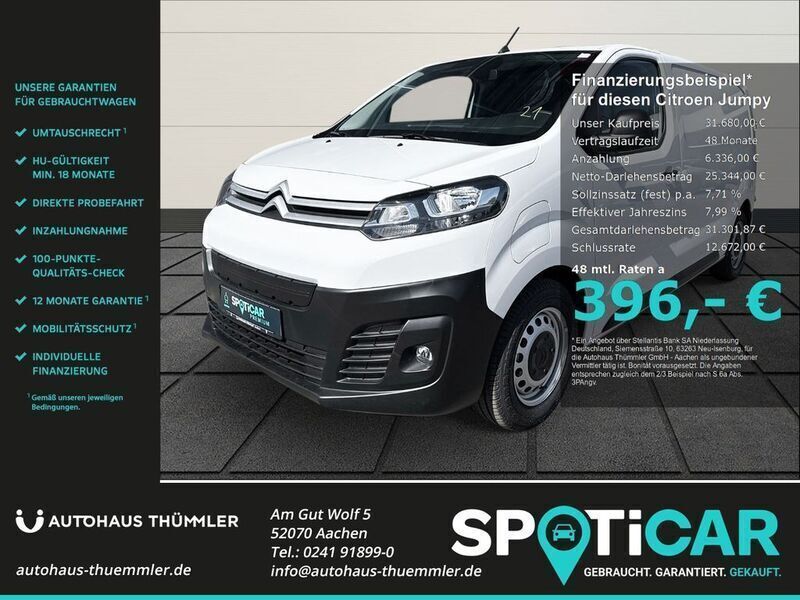 Weiß Neu 2025 Citroën e-Jumpy Van / Kleinbus | 31.680 € (Fairer Preis) - Bild 1/4