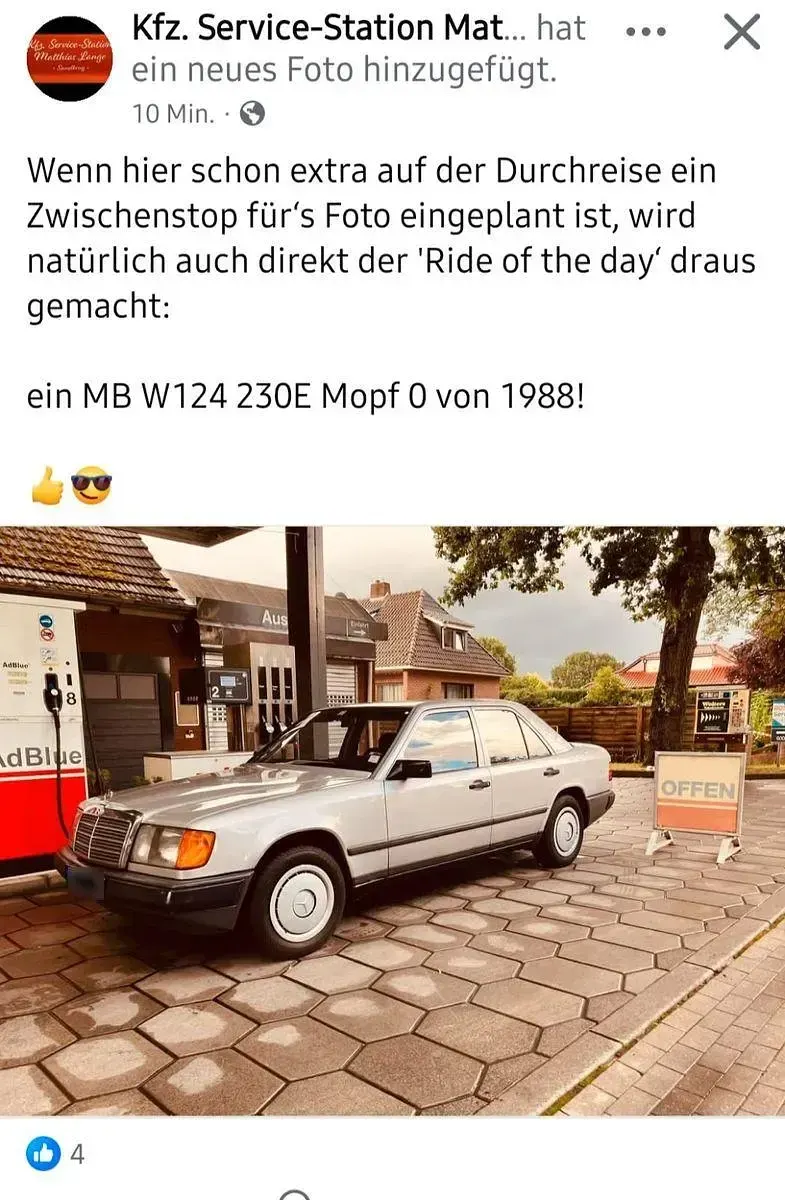 Gebraucht Mercedes 230 132 PS (97 kW) 1988 Silber Limousine