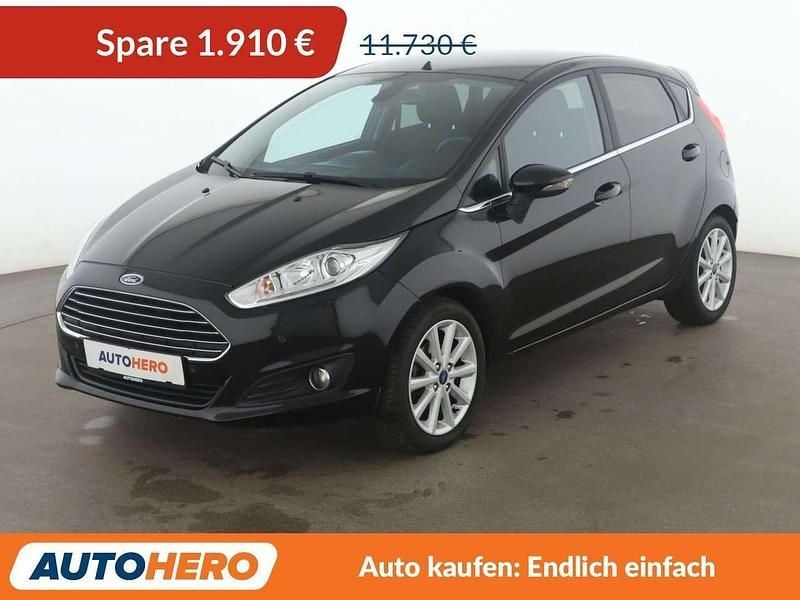 Shadow black Gebraucht 2017 Ford Fiesta Titanium Kleinwagen | 9.820 € (Guter Preis) - Bild 1/3