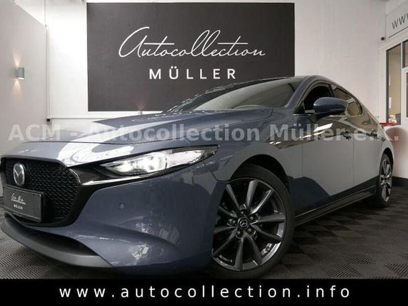Polymetal grey (metallic) Gebraucht 2022 Mazda 3 Selection Limousine | 21.797 € (Guter Preis) - Bild 1/4