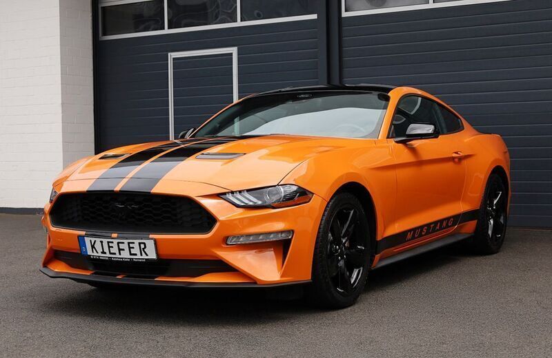 Orange Gebraucht 2021 Ford Mustang Coupé | 27.950 € (Guter Preis) - Bild 1/4
