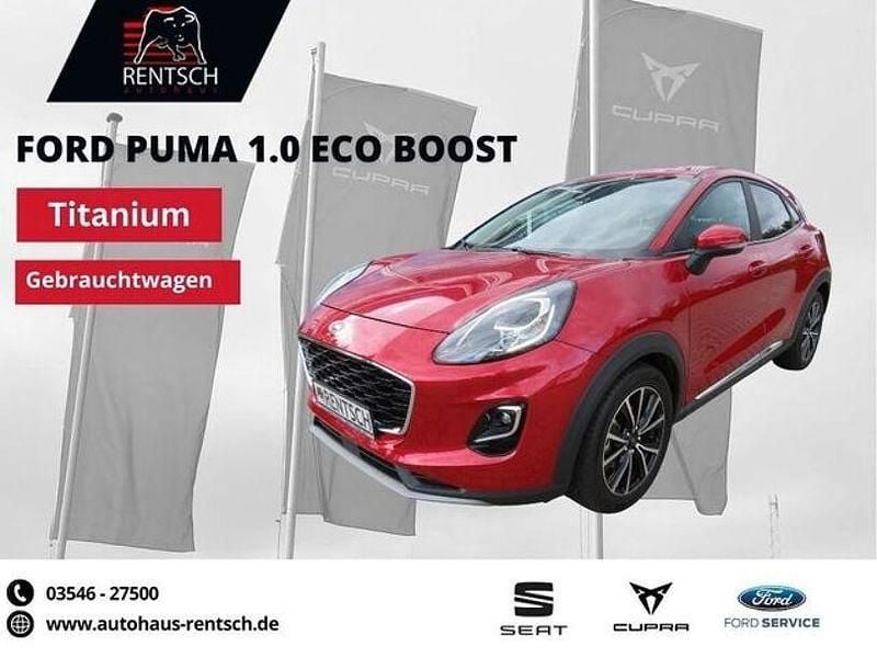 Rot Gebraucht 2020 Ford Puma Gen-E Titanium SUV | 15.890 € (Superpreis) - Bild 1/4