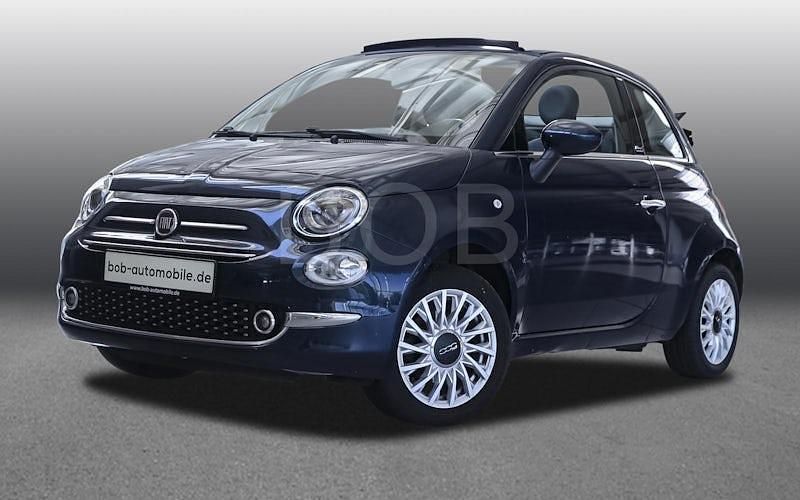 Blau Gebraucht 2016 Fiat 500C Lounge Cabrio | 8.333 € (Fairer Preis) - Bild 1/4