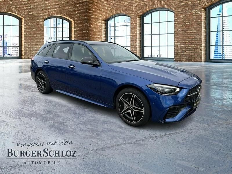 Gebraucht Mercedes C300e AMG 313 PS (230 kW) 2024 Metalliclack spektralblau Kombi