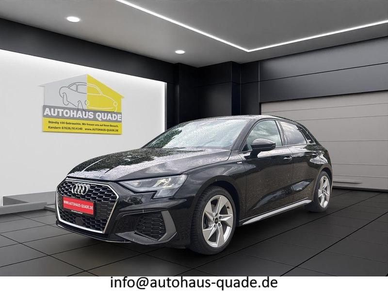 Schwarz Gebraucht 2024 Audi A3 S-Line Limousine | 26.999 € (Fairer Preis) - Bild 1/4