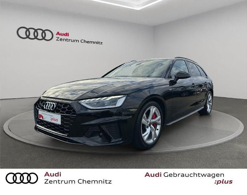 Mythosschwarz metallic Gebraucht 2022 Audi A4 S-Line Kombi | 35.990 € (Fairer Preis) - Bild 1/4